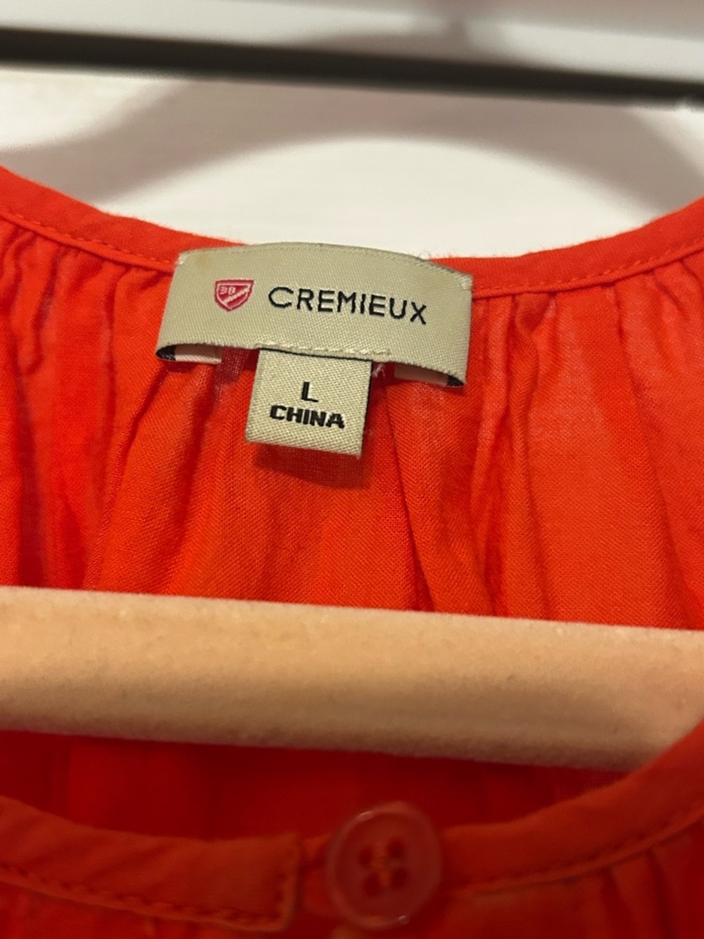 Daniel Cremieux Red Eyelet Halter Tank Top - Picture 3 of 3
